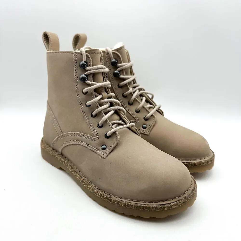 BIRKENSTOCK Women Bryson Mid Boot EU 36 Narrow US 5 Taupe Leather Shearling NWT